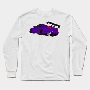 SKYLINE GTR R34 PURPLE Long Sleeve T-Shirt